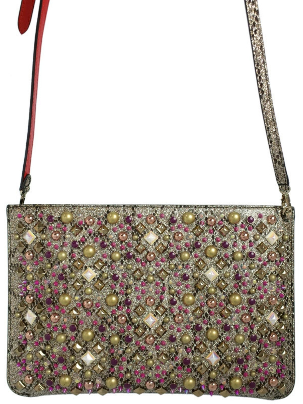 Christian Louboutin Bijou Multi Stud Clutch Bag